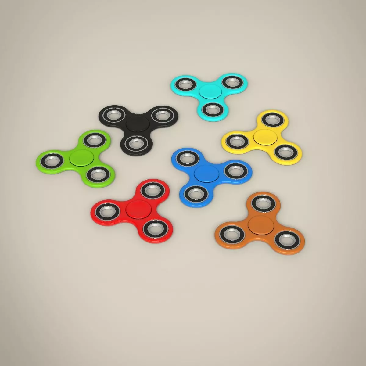 Fidget Spinner 3D model_0