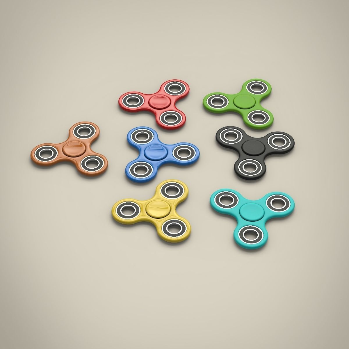 Fidget Spinner 3D model_1