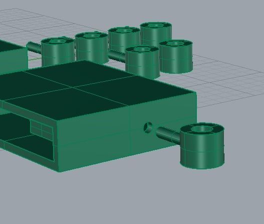 lock for chain 3D print model_7