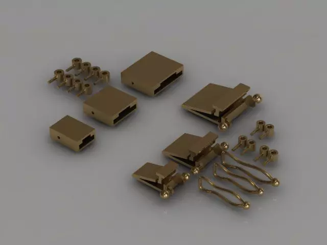 lock for chain 3D print model_0