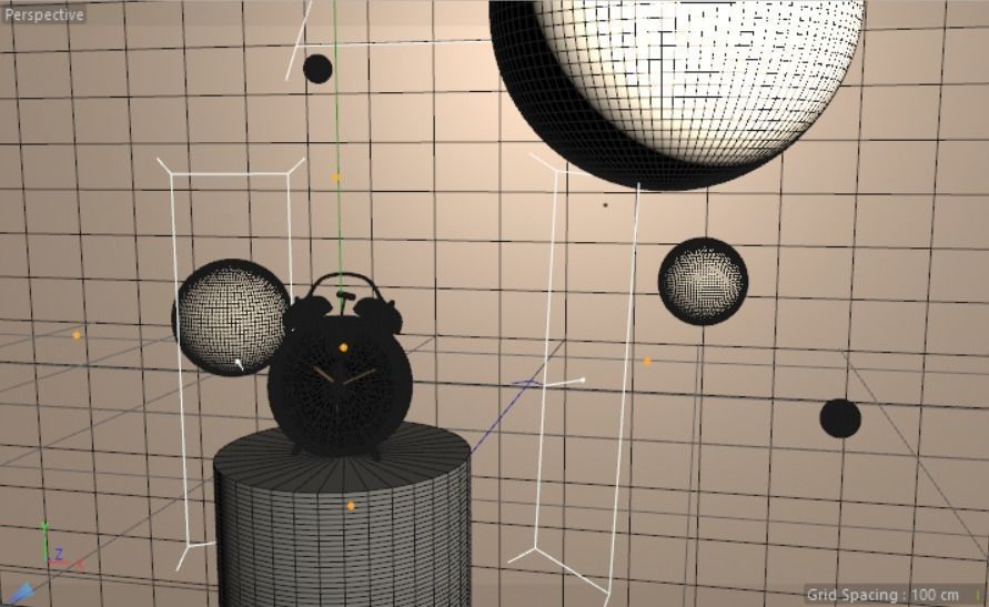 Alarm clock Animated 3D model_6