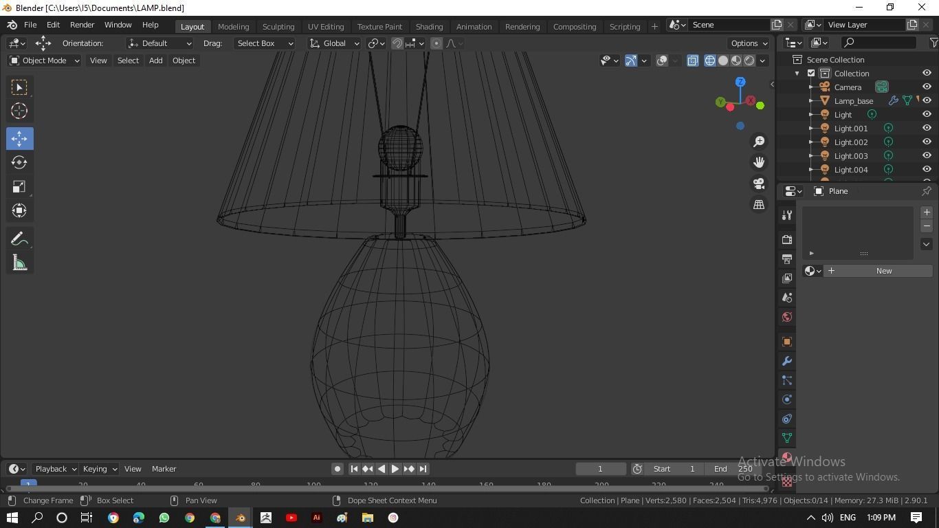 Lamp 3D model_9
