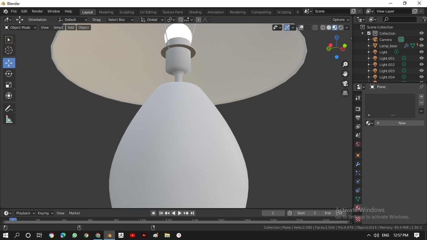 Lamp 3D model_3