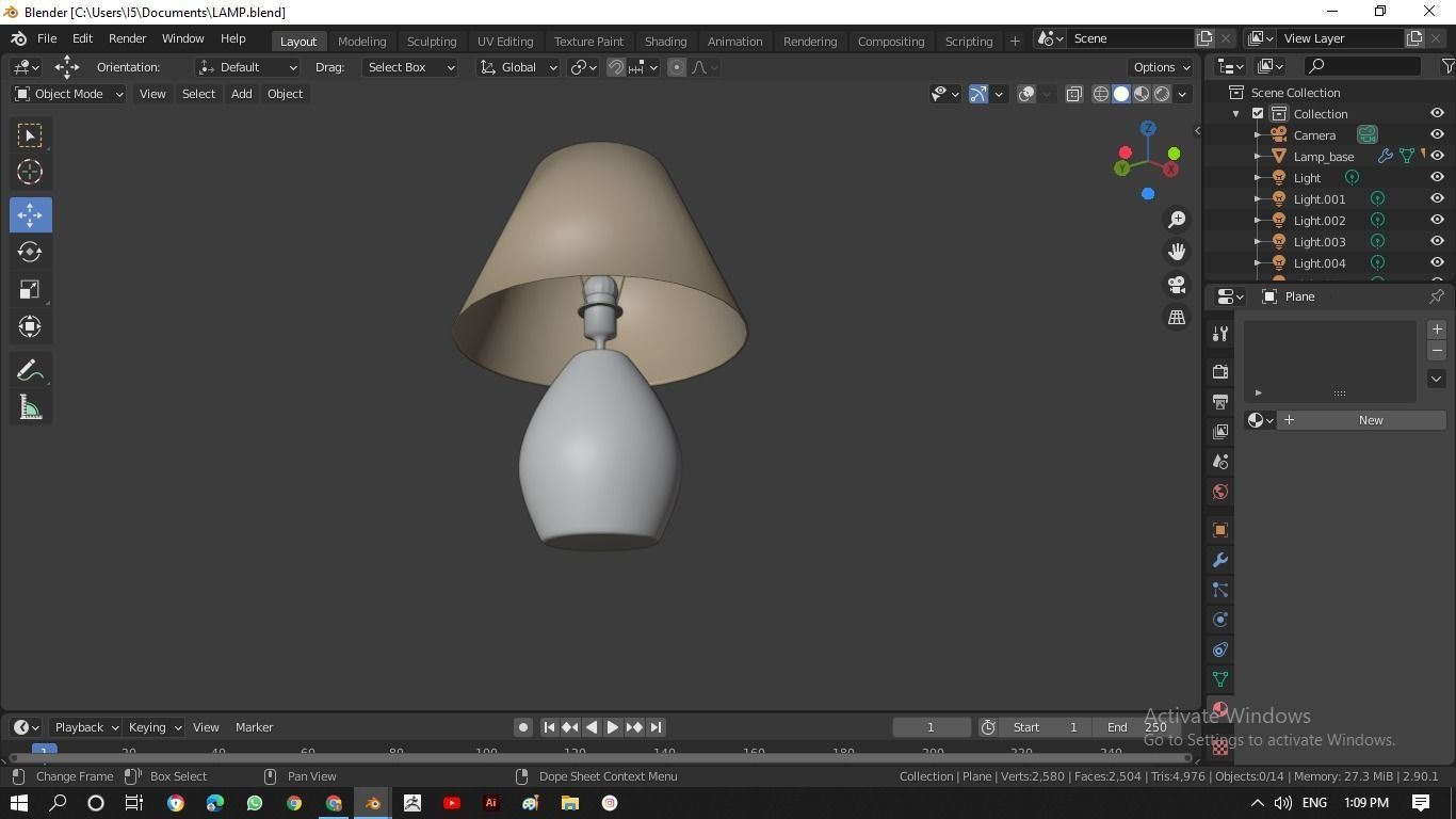 Lamp 3D model_6