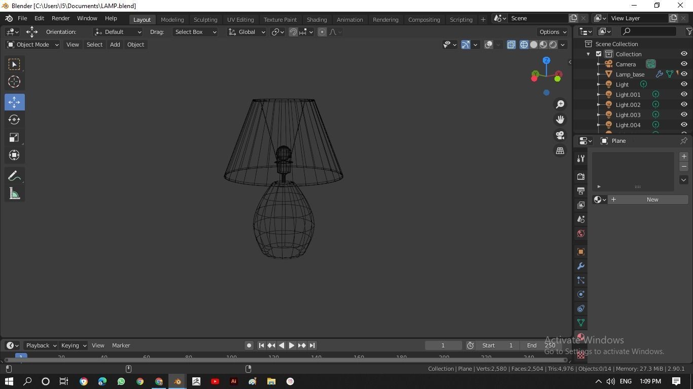 Lamp 3D model_7