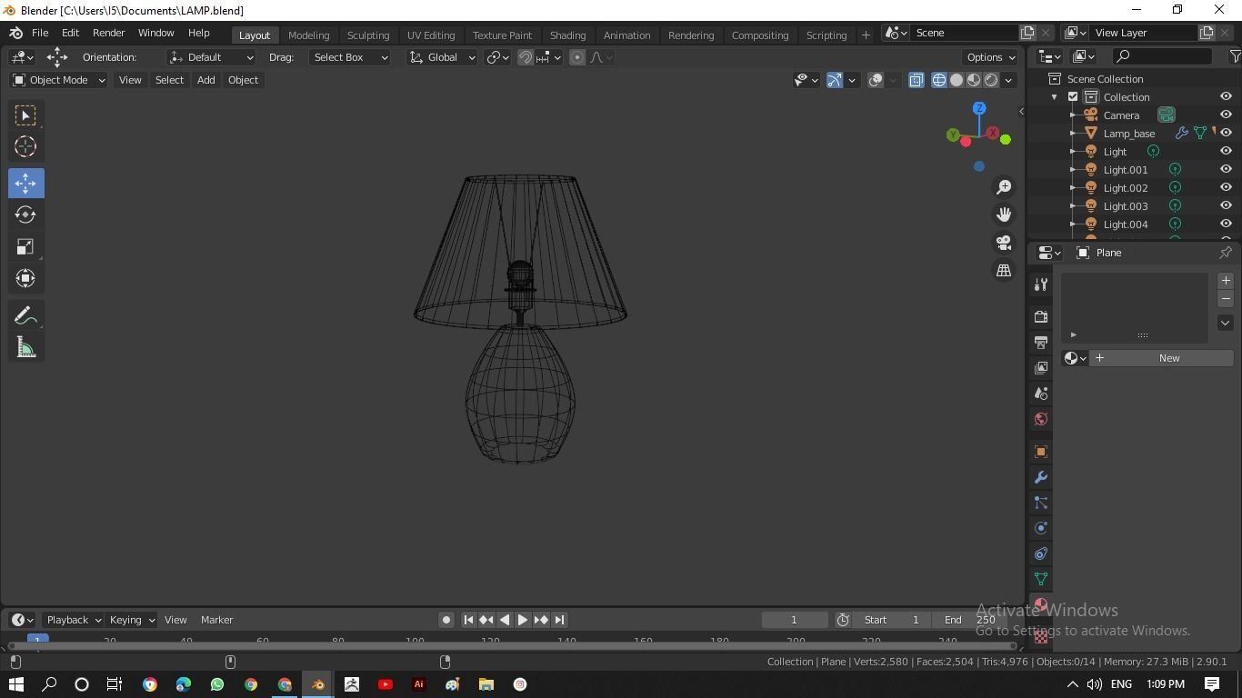 Lamp 3D model_8