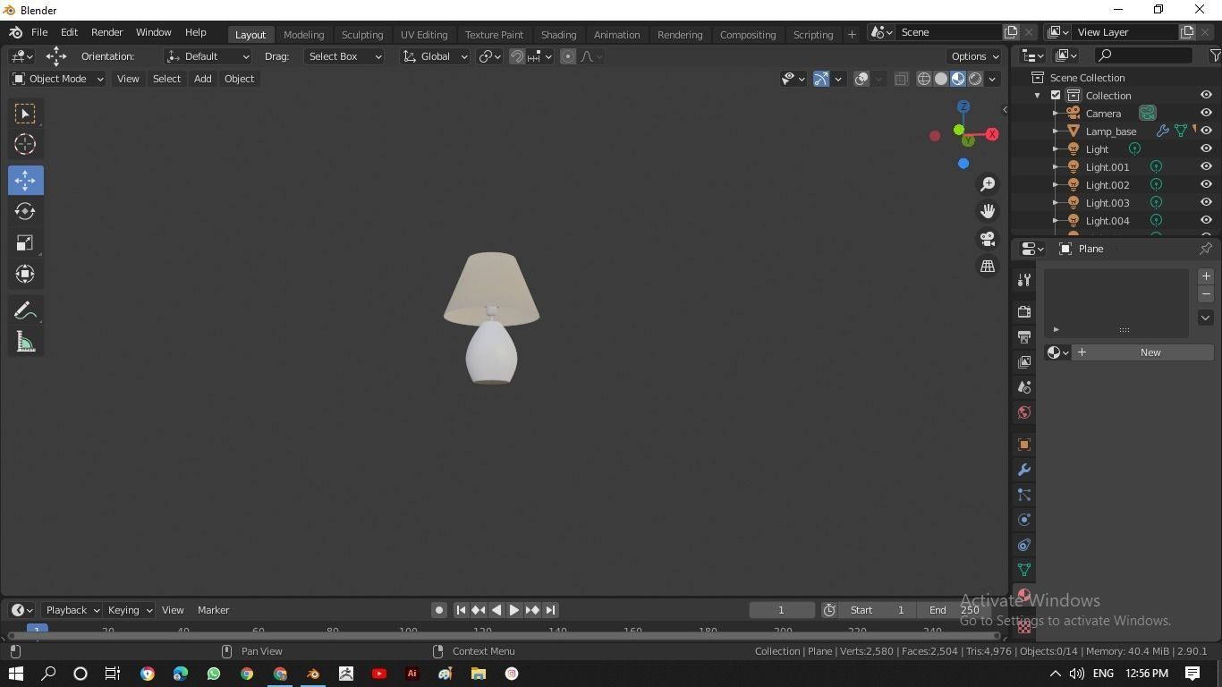 Lamp 3D model_1
