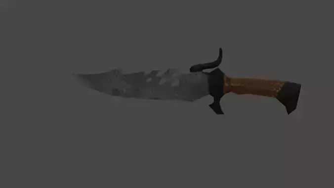 Low Poly Knife