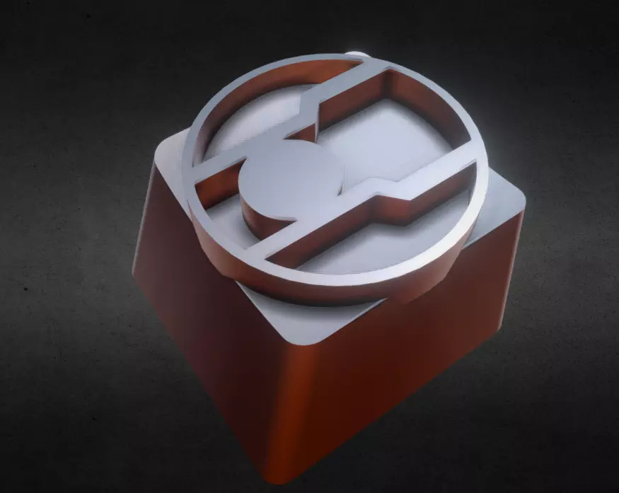 Red Lantern KeyCap Free 3D print model