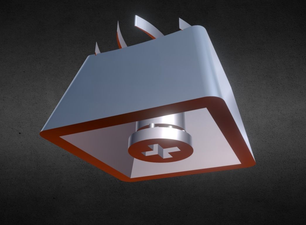 Spider KeyCap 3D print model_8