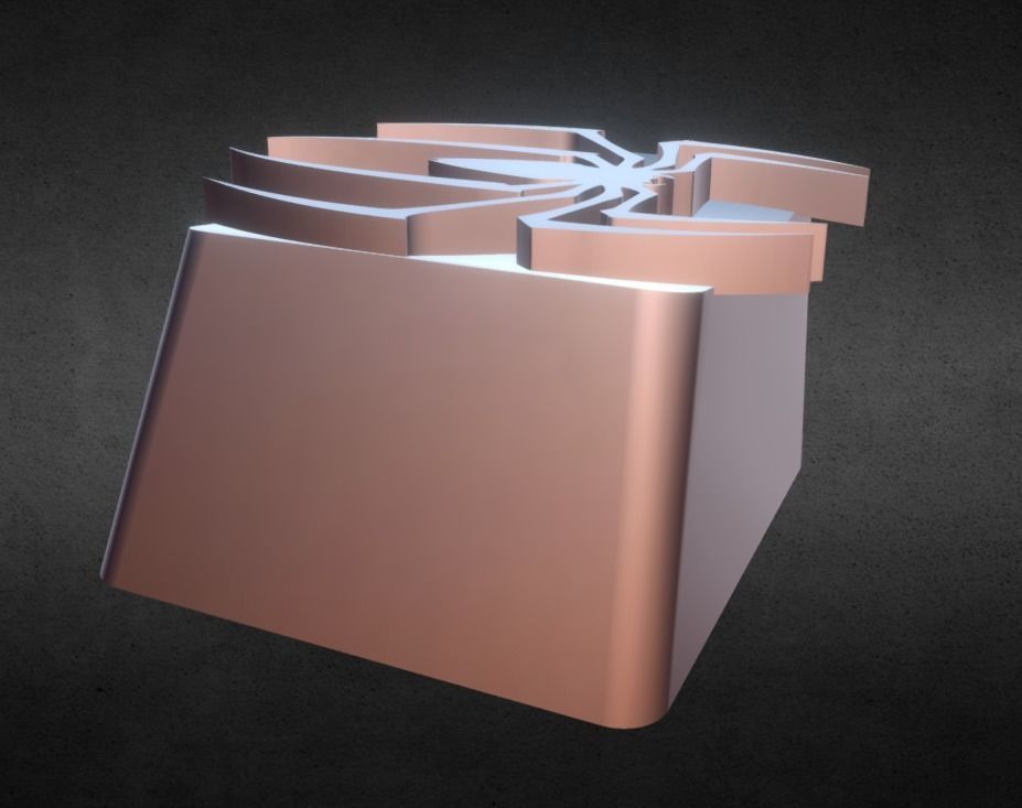 Spider KeyCap 3D print model_4