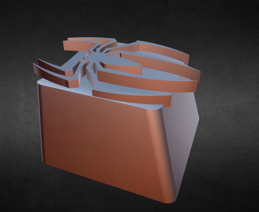 Spider KeyCap 3D print model_17