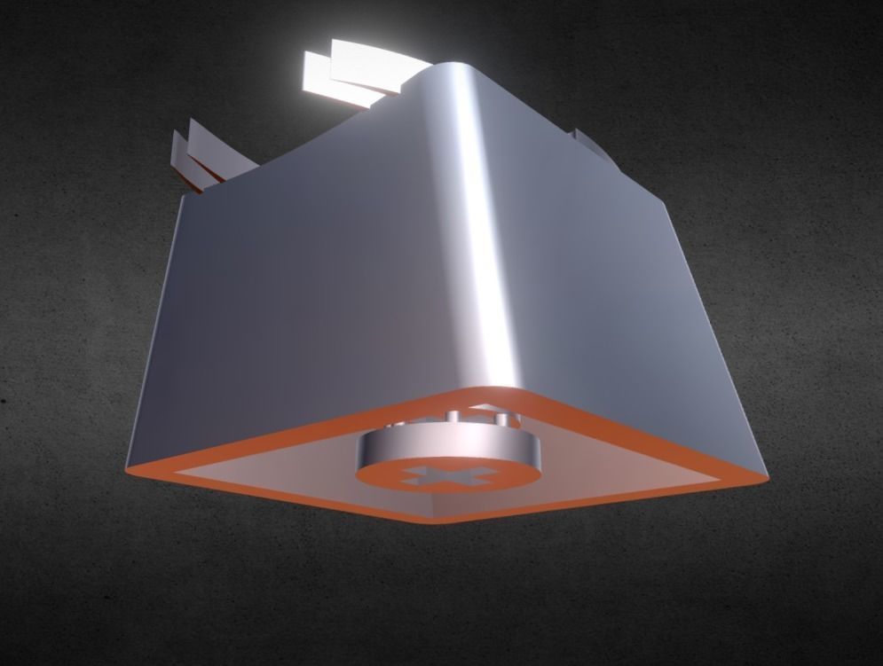 Spider KeyCap 3D print model_6