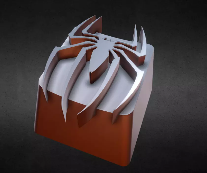 Spider KeyCap 3D print model_0