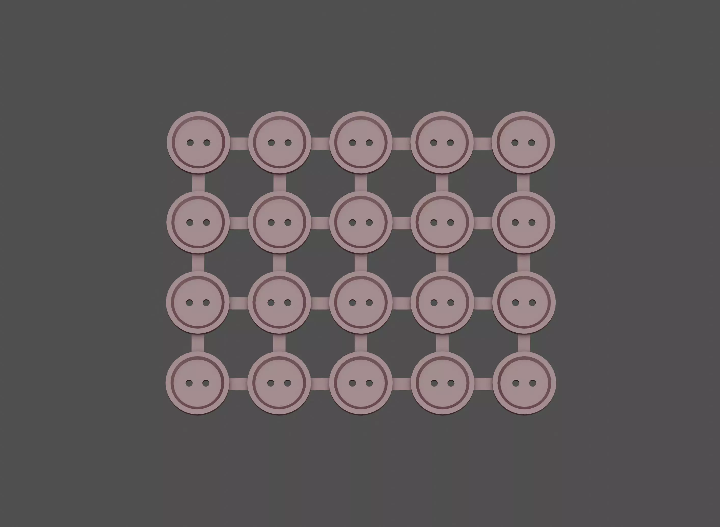 20 buttons for 3D printing 3D print model