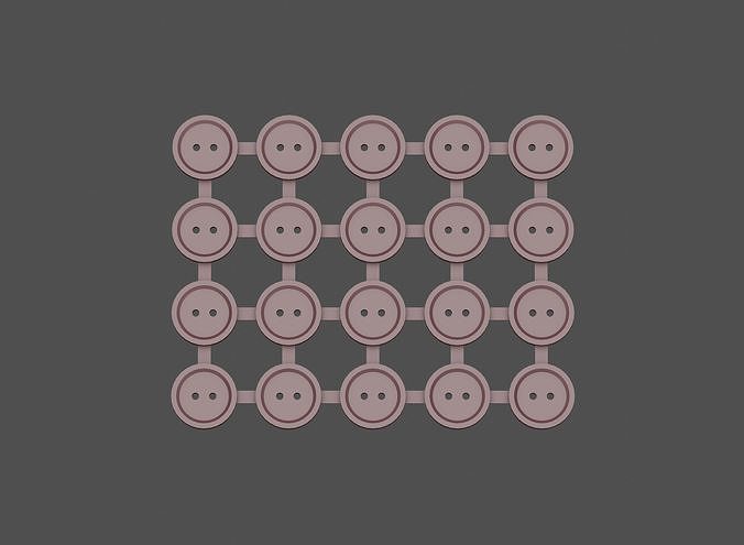 20 buttons for 3D printing 3D print model