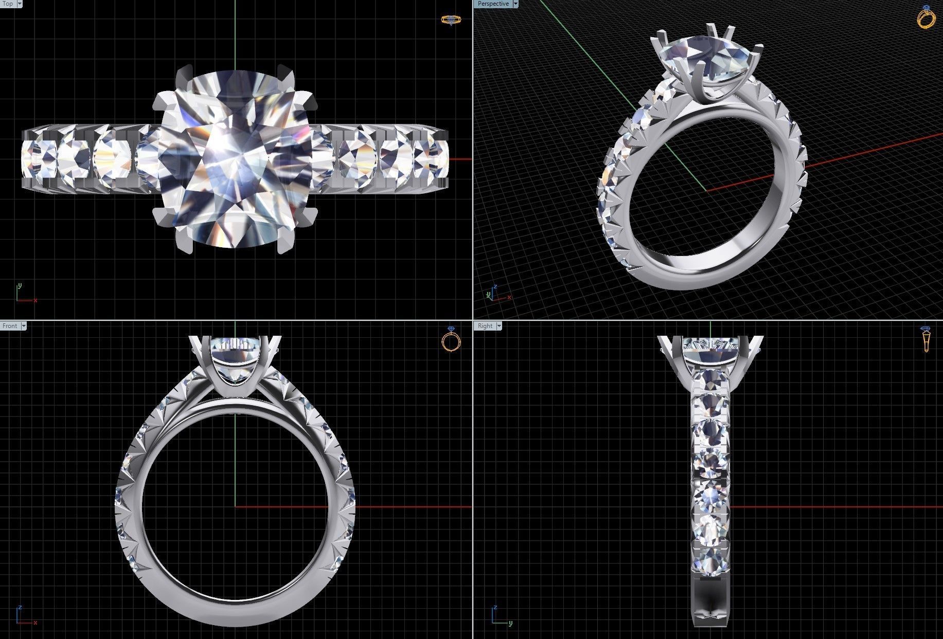 Ring 35 3D print model_6