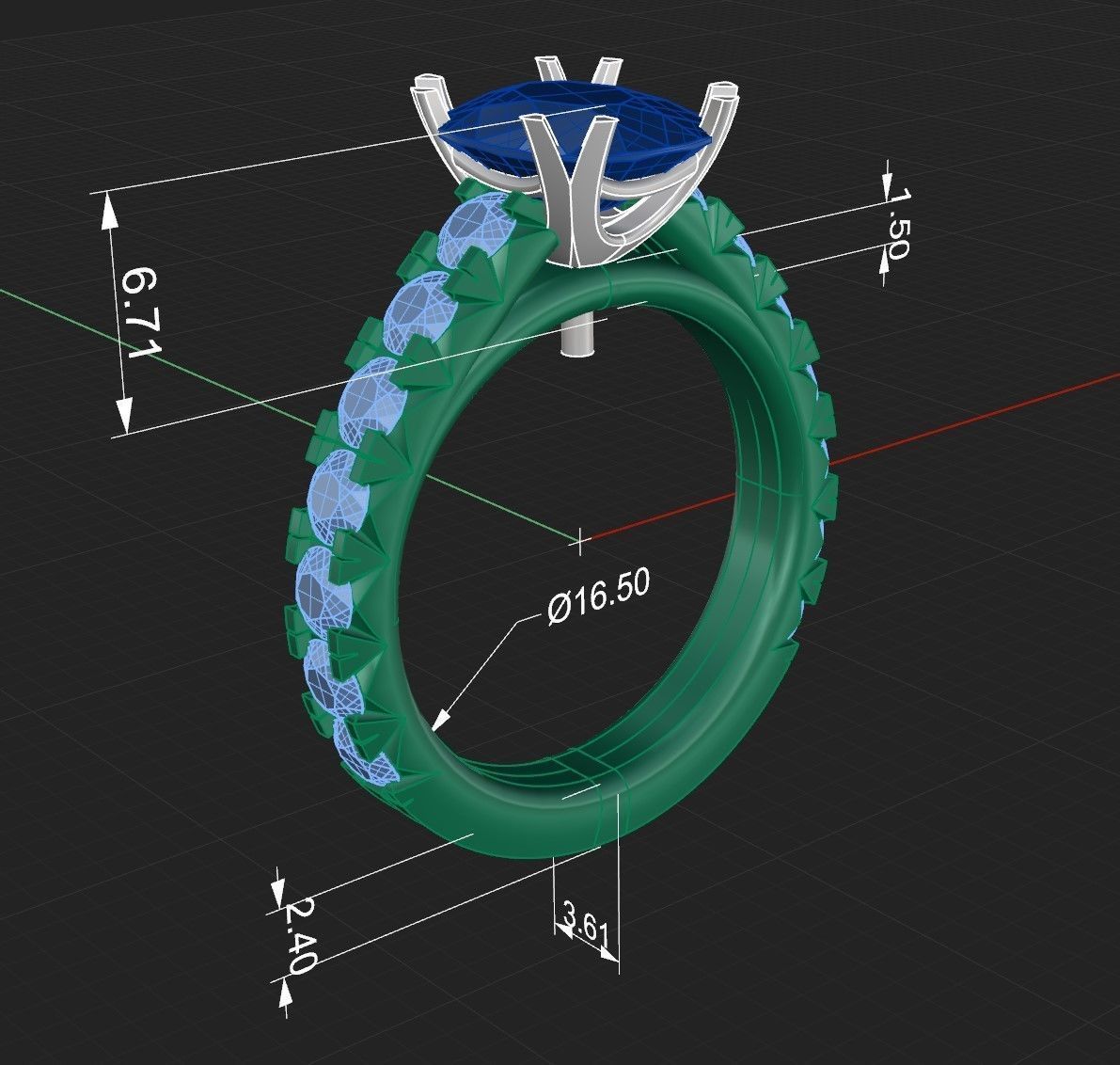 Ring 35 3D print model_10
