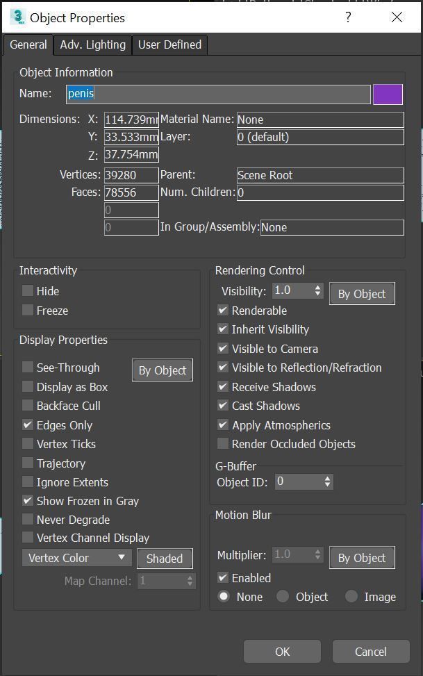 Penis trinket for cnc 3dprint source file 3D model_4