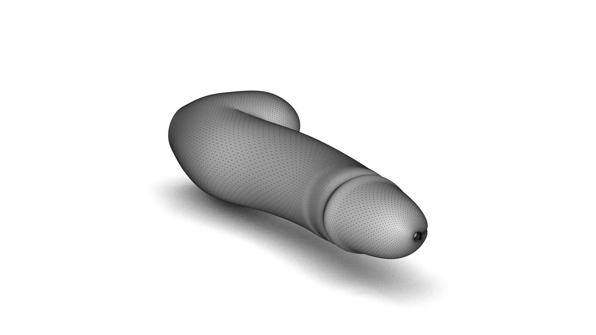 Penis trinket for cnc 3dprint source file 3D model_8