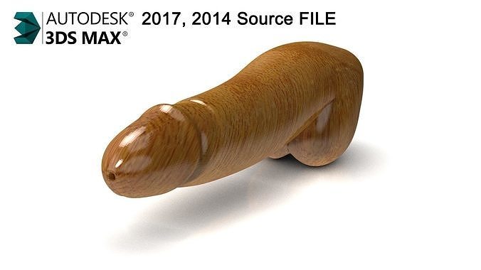 Penis trinket for cnc 3dprint source file 3D model