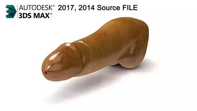 Penis trinket for cnc 3dprint source file 3D model