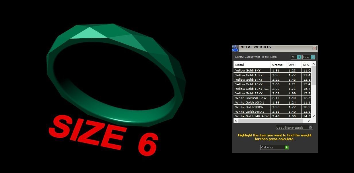 NARROW LOW POLY THIN BAND RING MIX SIZE 5 to 10 3D print model_10