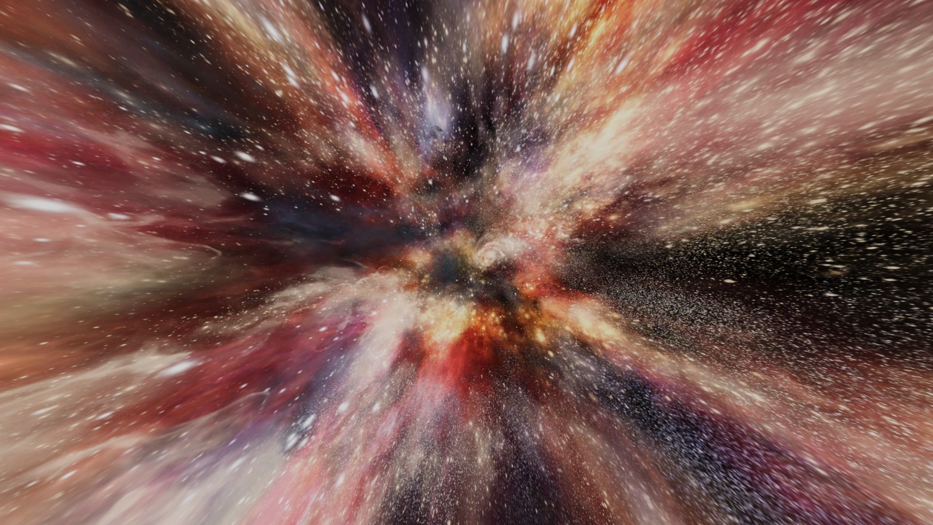 HDRI Panoramic Sky - 360 starfield - 04nebula Low-poly 3D model_1