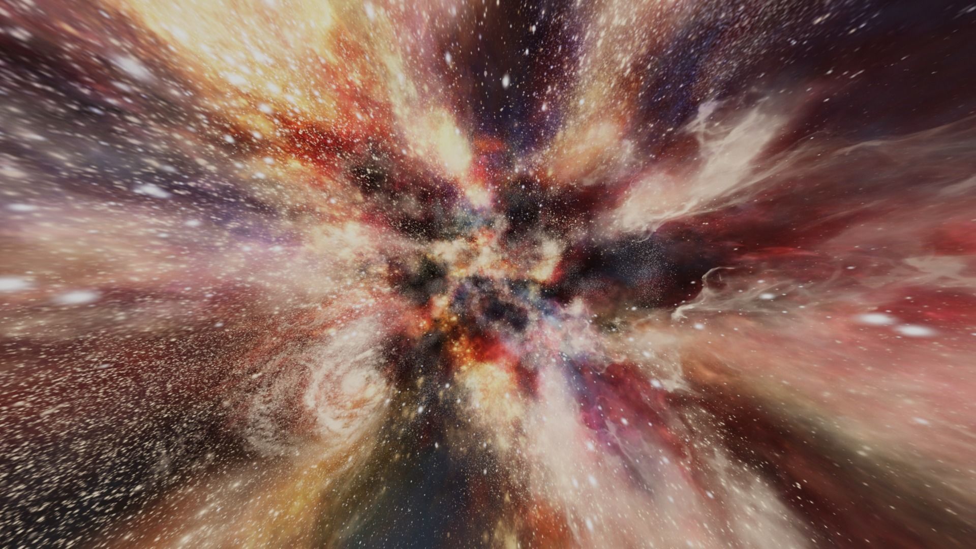 HDRI Panoramic Sky - 360 starfield - 04nebula Low-poly 3D model_8