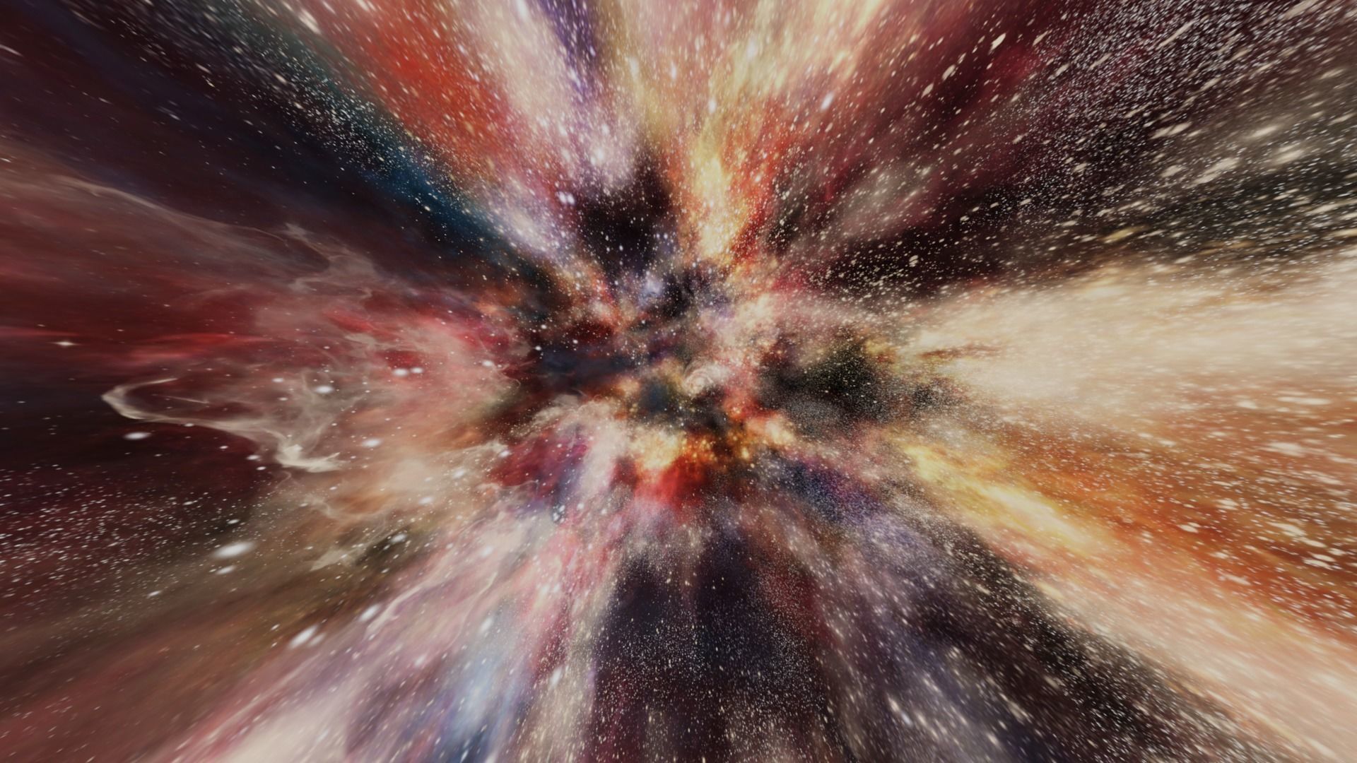 HDRI Panoramic Sky - 360 starfield - 04nebula Low-poly 3D model_7