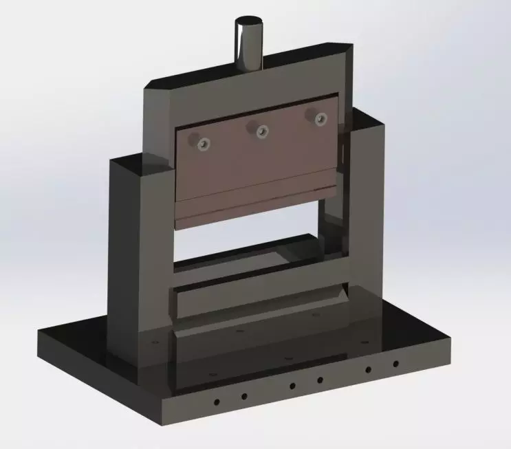 V-Bend die model 3D model_0