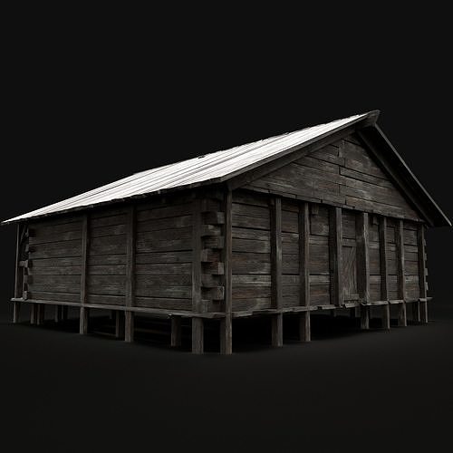 4 INDUSTRIAL MEDIEVAL BUILDING PACK COLLECTION AAA 6