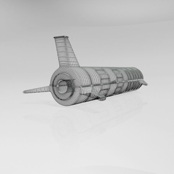 Spaceship 01 3D model_25