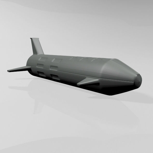Spaceship 01 3D model_20