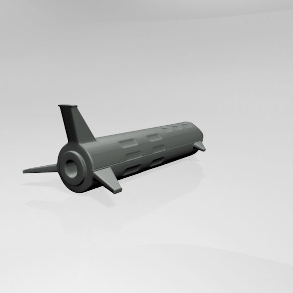 Spaceship 01 3D model_12