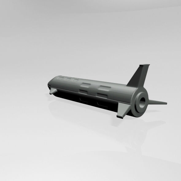 Spaceship 01 3D model_3