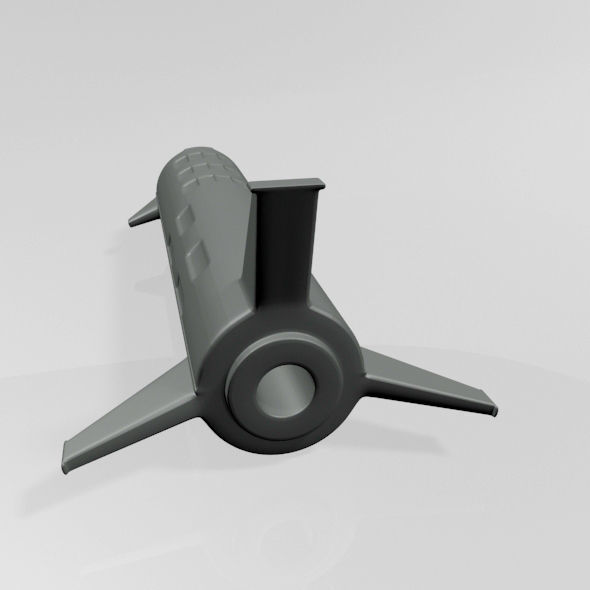 Spaceship 01 3D model_16