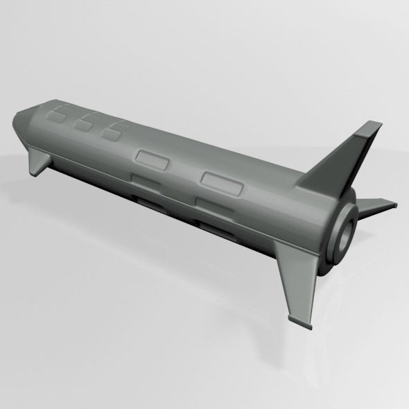 Spaceship 01 3D model_15