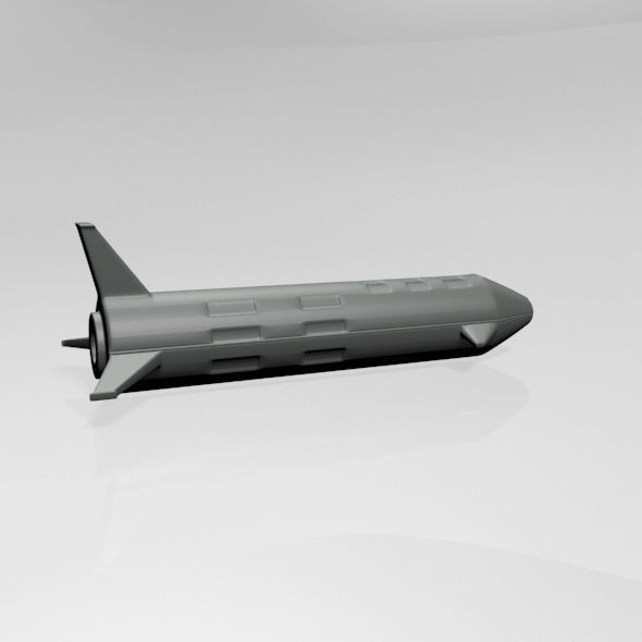 Spaceship 01 3D model_11