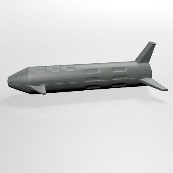 Spaceship 01 3D model_14