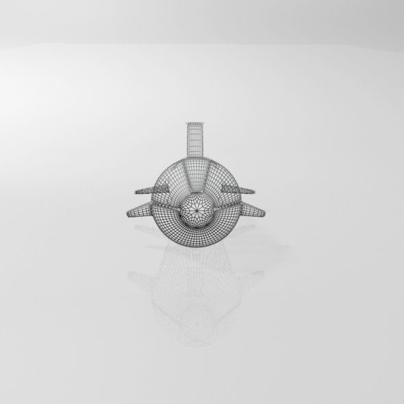 Spaceship 01 3D model_27