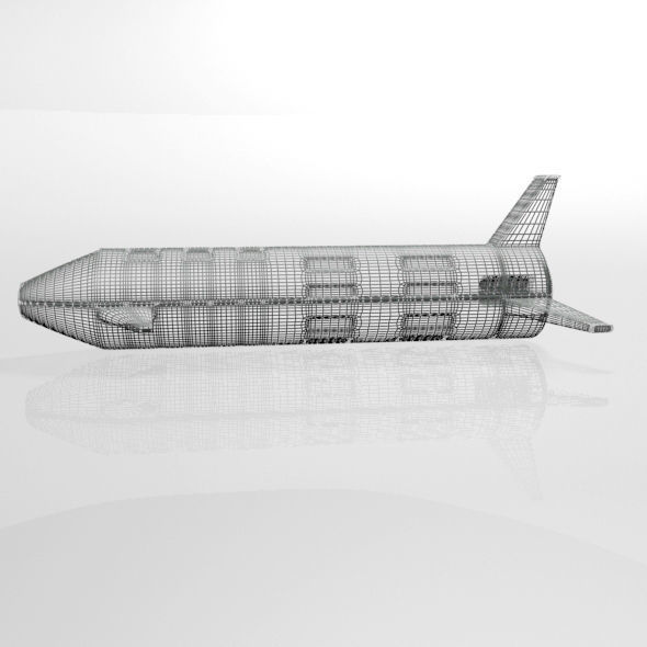 Spaceship 01 3D model_23