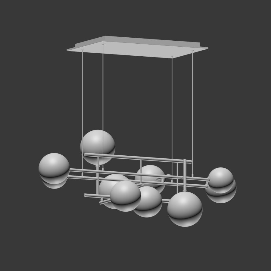 Pendant lamp  3D model_1