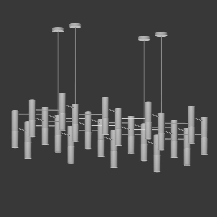 Pendant lamp  3D model_3