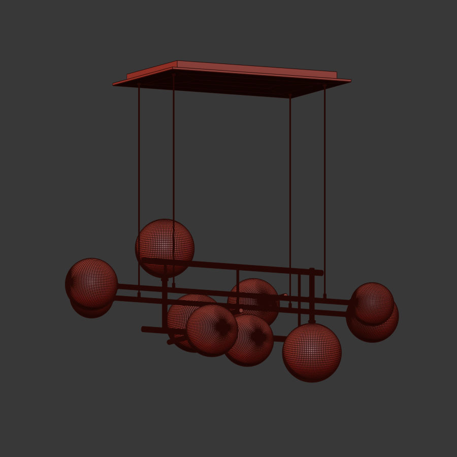 Pendant lamp  3D model_4