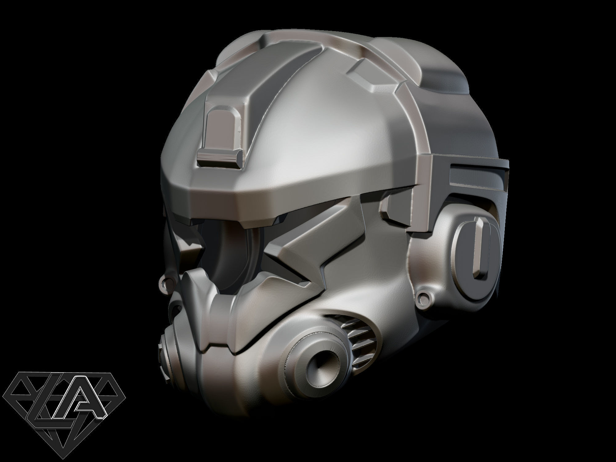Titanfall pilot helmet 3D print model_11