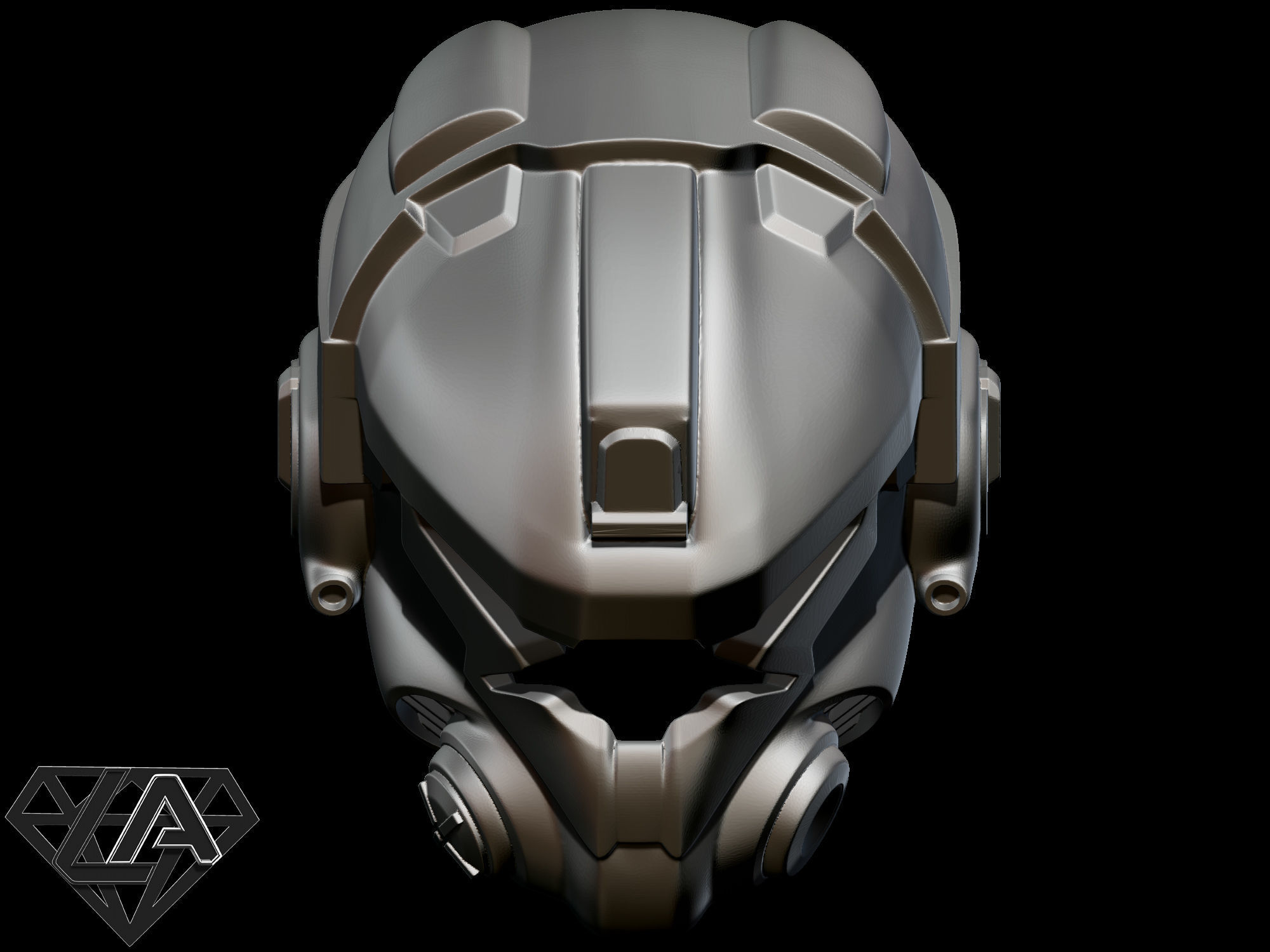 Titanfall pilot helmet 3D print model_3