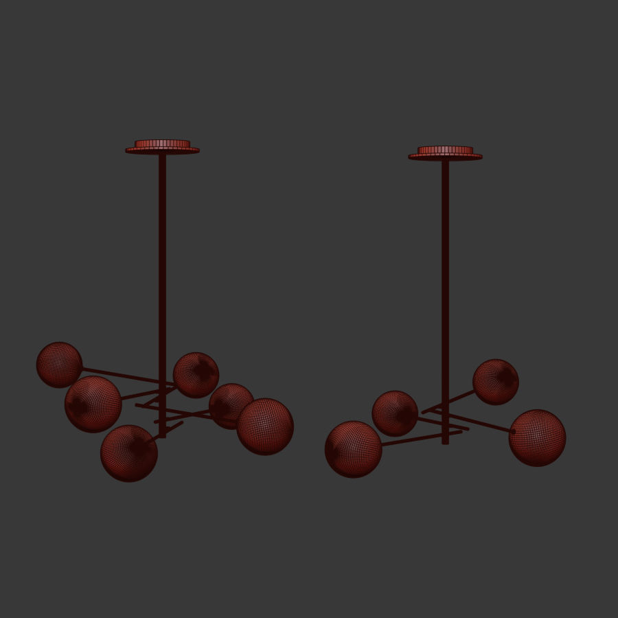 Bolle Gallotti Chandelier 3D model_4