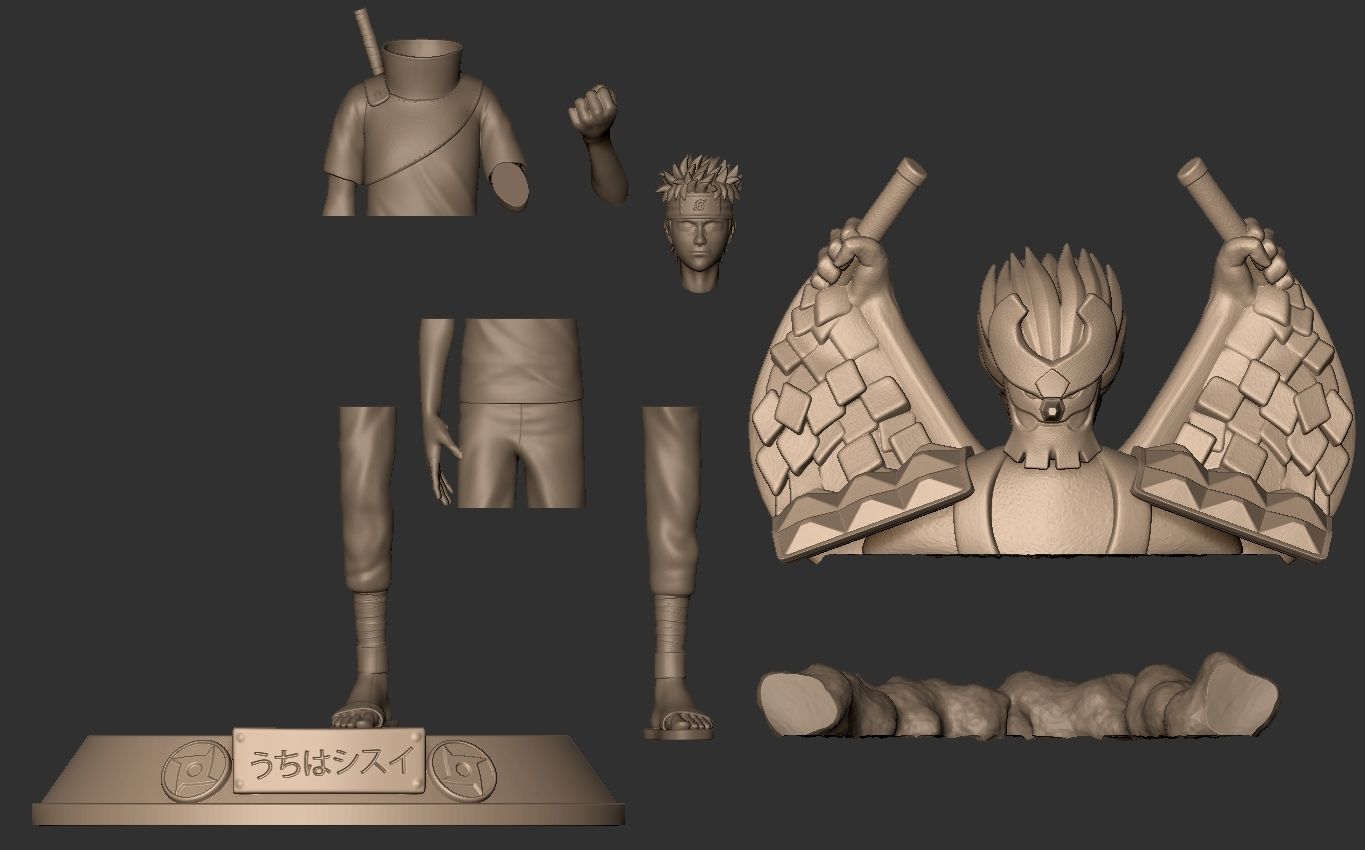 Shisui gives Itachis eye for 3d printing 3D print model_3