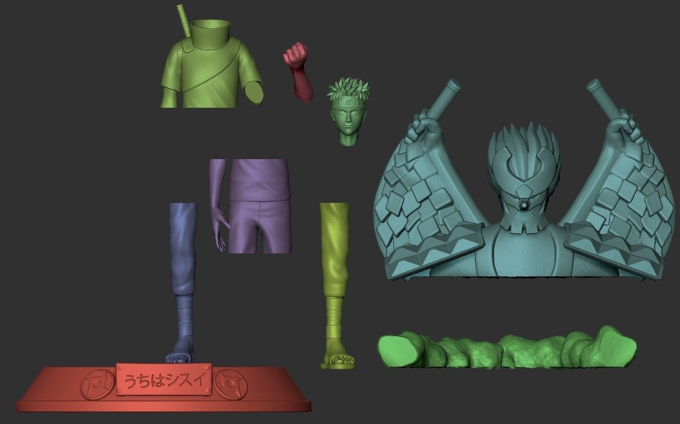 Shisui gives Itachis eye for 3d printing 3D print model_4